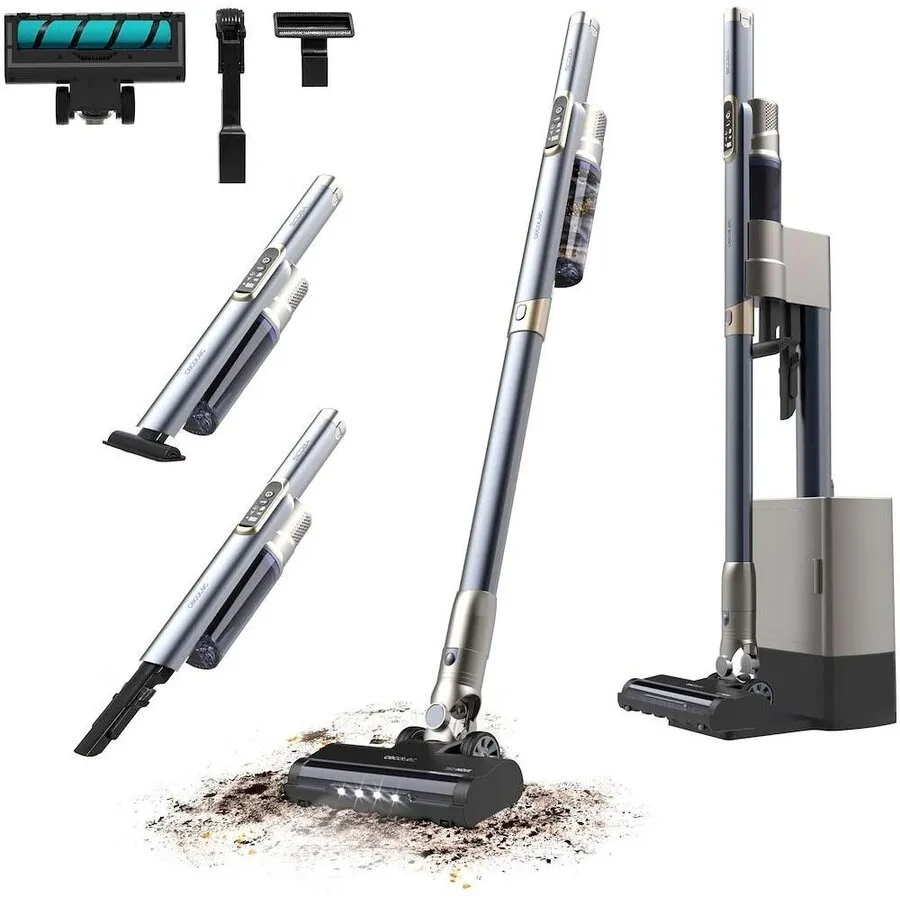 CECOTEC Aspirator vertical Cecotec Scoba 2100 Station, 210 W, 20000 Pa, Albastru