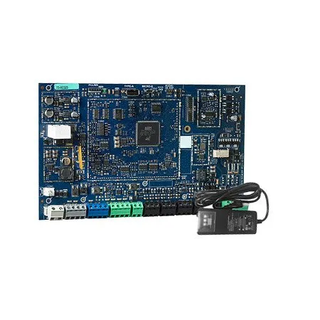 Centrala alarma antiefractie hibrid DSC PowerSeries PRO-HS3248BASE, 32 partitii, 8-248 zone, 1000 utilizatori, PowerG, sursa alimentare