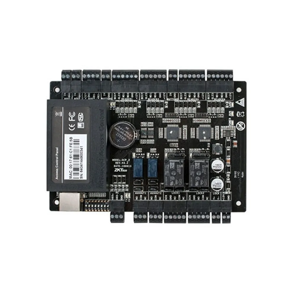 Centrala control access ZKTeco CCA3-2-2, 30000 utilizatori, 100000 evenimente, 125 KHz