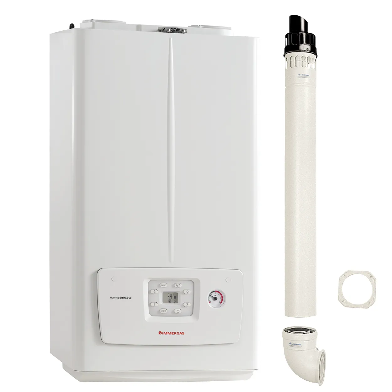 Centrala termica Immergas Victrix Omnia V2 26, condensatie, 20 kW incalzire, 26 kW preparare apa calda