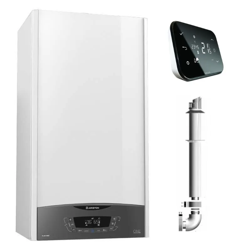 Centrala termica in condensare Ariston Clas One Plus WIFI 35 KW si Salus IT500 wifi termostat ambient cu control prin internet
