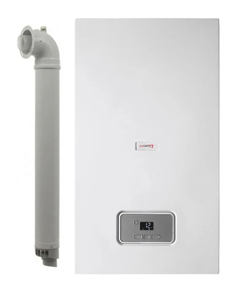 Centrala termica murala cu condensare Protherm Leopard Condens 28KTV, 28 kW, pentru incalzire si apa calda menajera, kit evacuare inclus