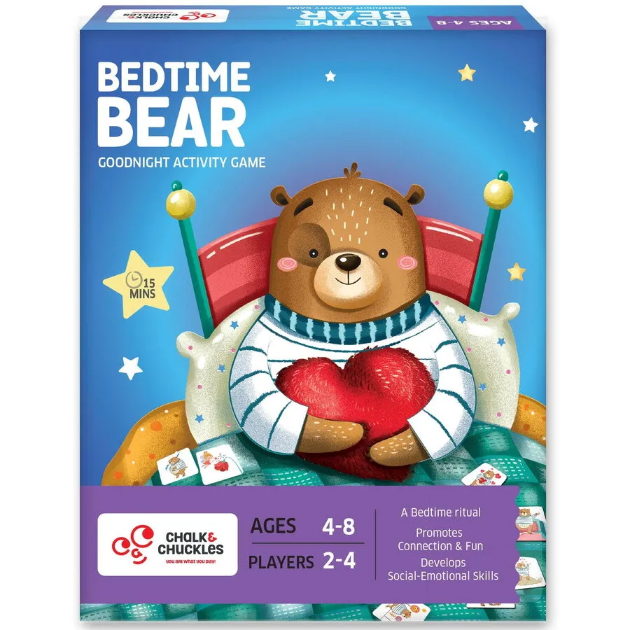 Chalk&nbsp;and&nbsp;Chuckles Joc cu carduri - Ora de culcare a ursuletului