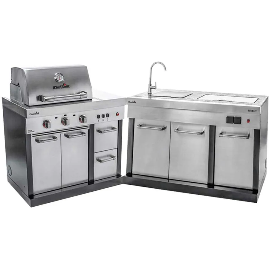 Char-Broil Bucatarie exterioara modulara Char-Broil Ultimate Entertainment gratar + chiuveta 140906-140905