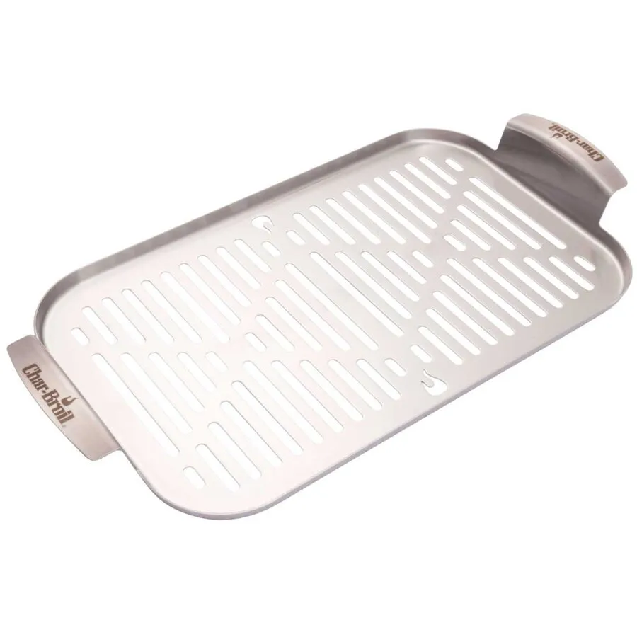 Char-Broil Tava din inox pentru gratar 22 x 42,5 x 2 cm Char-Broil 140015