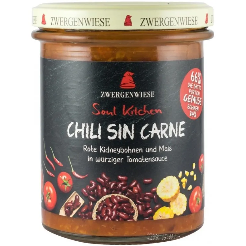 Chili Bio fara Carne, 370 g, Zwergenwiese Soul Kitchen