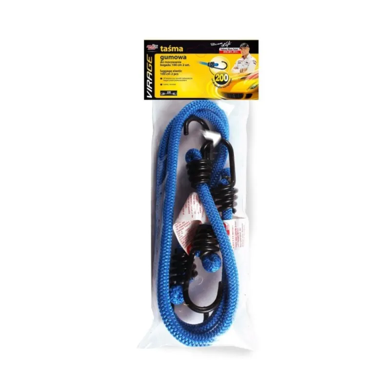 Chinga din Cauciuc pentru Fixare Bagaje 100 cm, 2 Bucati