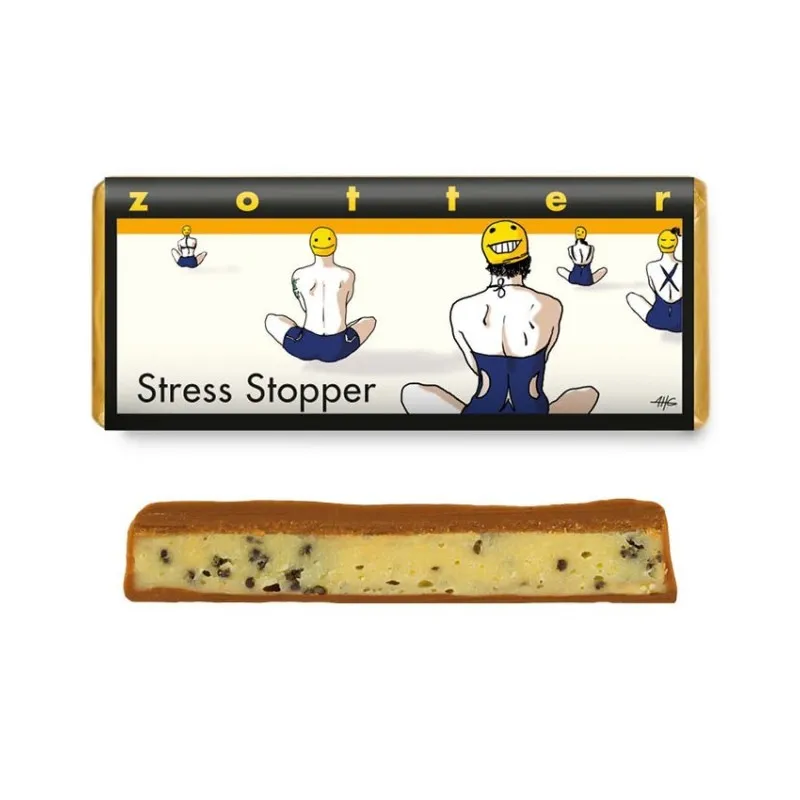 Ciocolata BIO cu Lapte, Stress Stopper, 70 g, Zotter