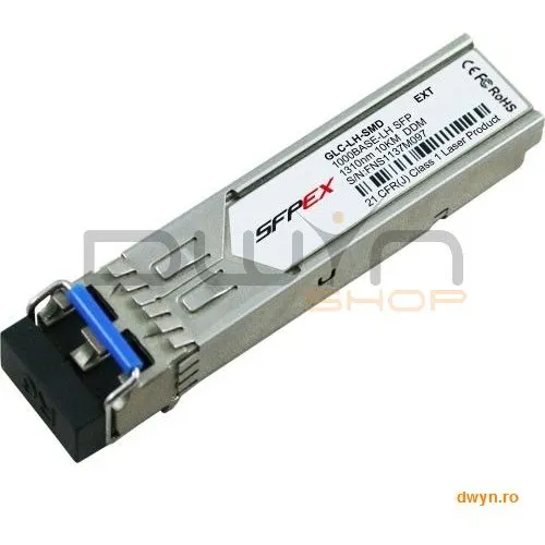 Cisco Cisco 1000BASE-LX/LH SFP transceiver module,  MMF/SMF,  1310nm,  DOM