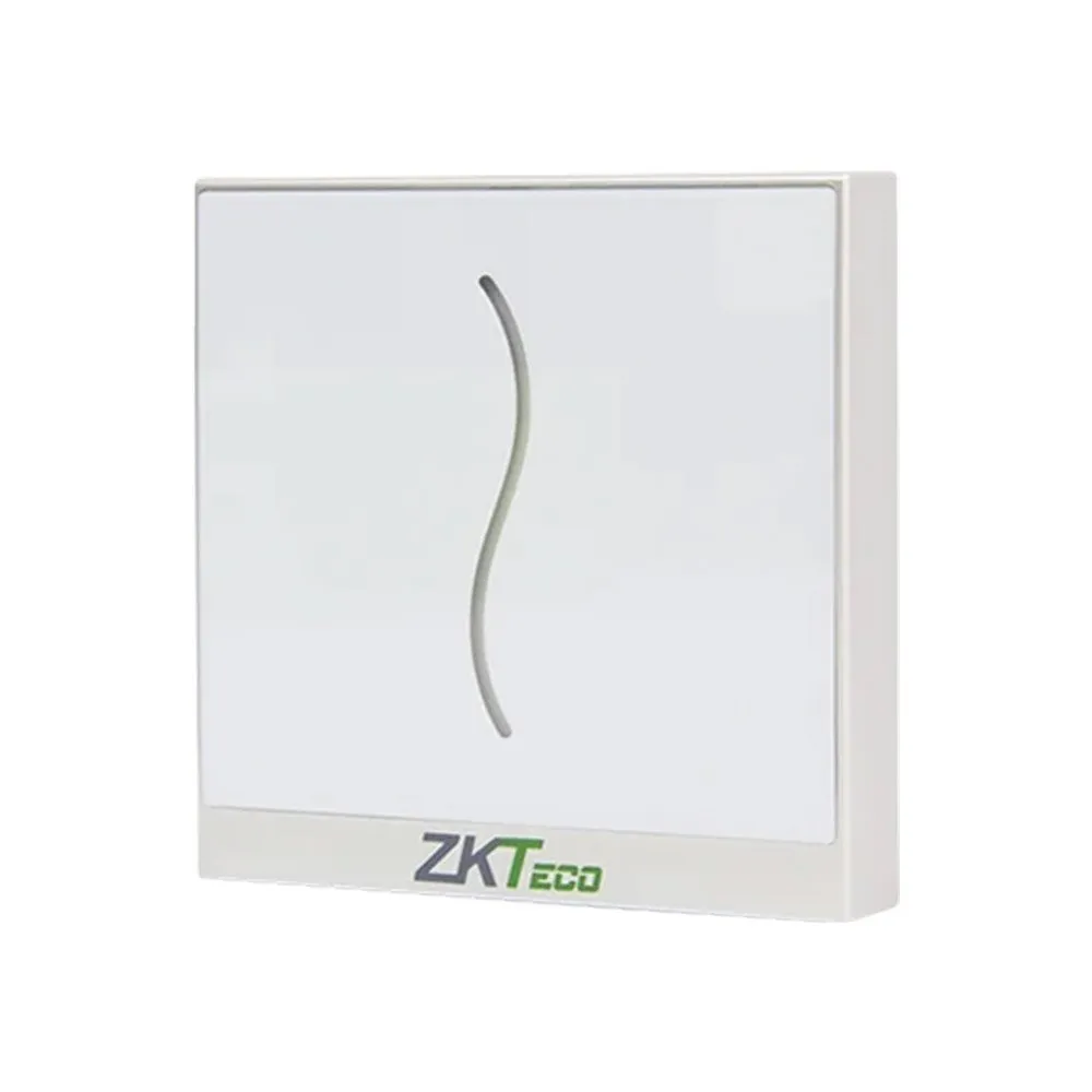 Cititor acces control ZKTeco GL-ER-PROID20-W-RS-2, RFID EM 125KHz, RS485, IP65, exterior/interior, alb