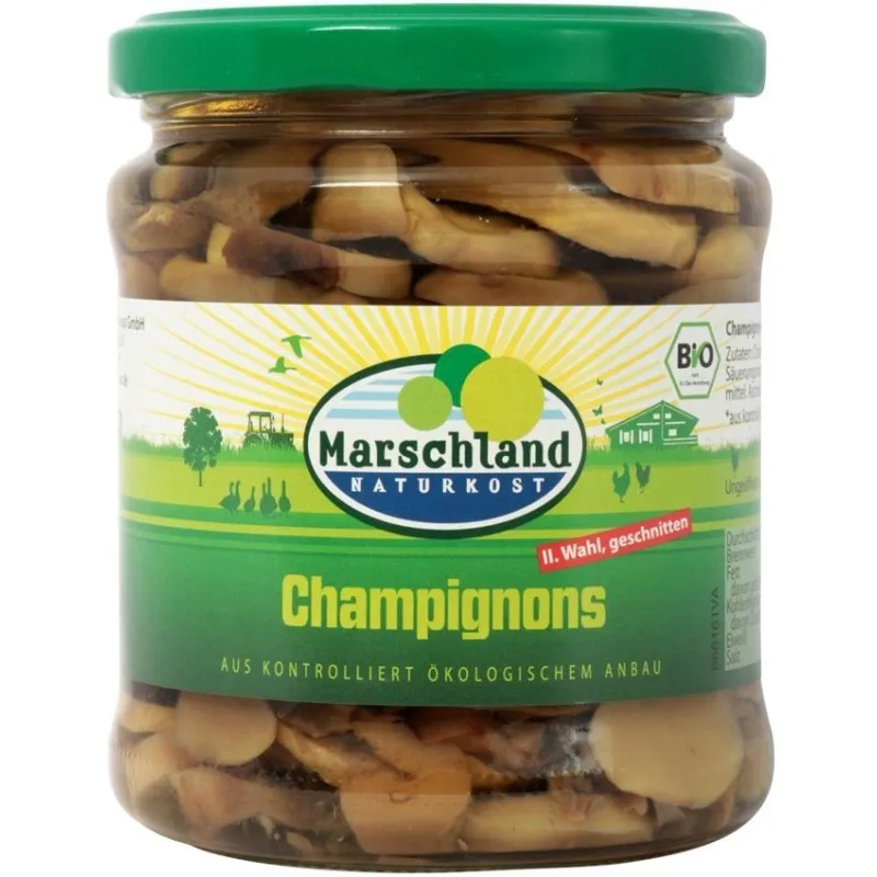Ciuperci Champignons Bio 330 g, Marschland Naturkost