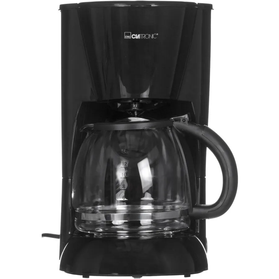 CLATRONIC Mini cafetiera Clatronic KA 3473, 900 W, 1.5 L, 14 cesti, Sistem anti-picurare, Negru