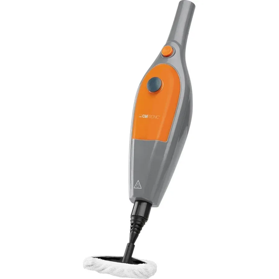 CLATRONIC Mop cu aburi Clatronic DR3539 Gri-Portocaliu, 100°C, 330 ml, cablu cca. 5 m, Teava telescopica din aluminiu, Abur maxim cca. 25 g/min