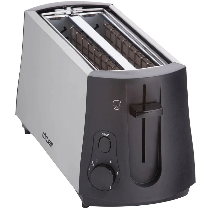 Cloer Toasting Cloer 3710, 4 Felii de paine, 1380 W, Inox