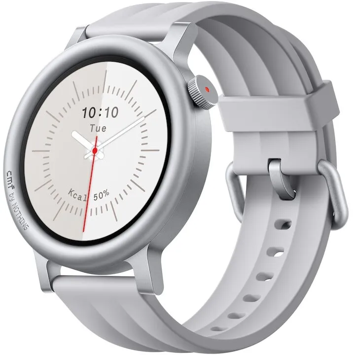CMF&nbsp;by&nbsp;Nothing Smartwatch CMF Watch 3 Pro by Nothing, Light Grey
