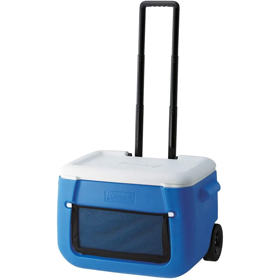 Coleman Lada frigorifica Coleman cool box 47 litri, Polylite Wheeled Mesh 50 Qt, cu roti, 2000036081