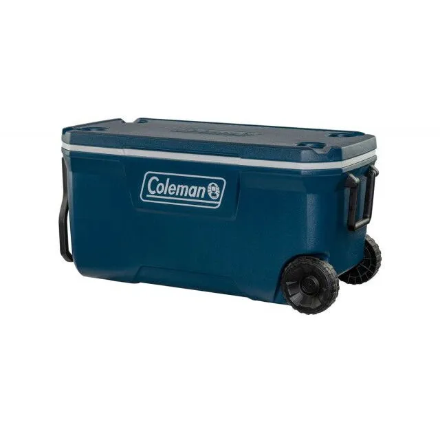 Coleman Lada frigorifica pasiva cu roti Coleman Xtreme 100QT, 92x45x46 cm, 95 litri, bleumarin