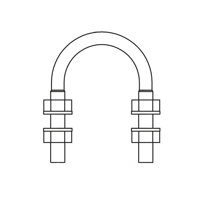 Colier U Zincat Tip A pentru Tevi Similar 3570 M16 D 159-169 H 217 B 65