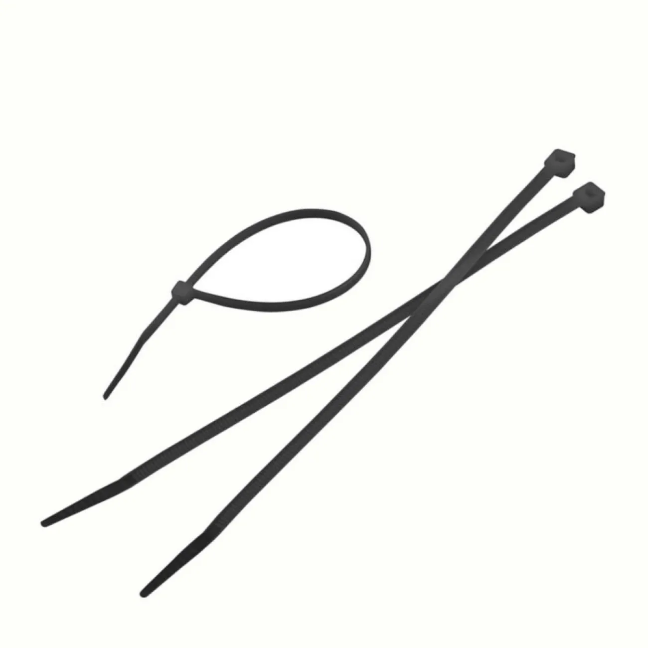 Coliere din Nailon Pentru Cabluri 4.8 x 200 mm Negru, 100 buc