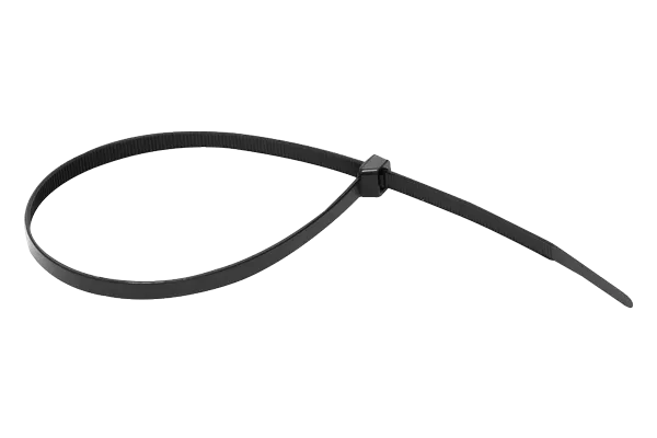 Coliere Nylon Negre 2.5 140 Mm Set 100 Buc