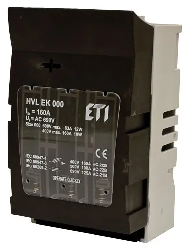 comutator cu siguranta hvl ek 000 3p m8 001701000
