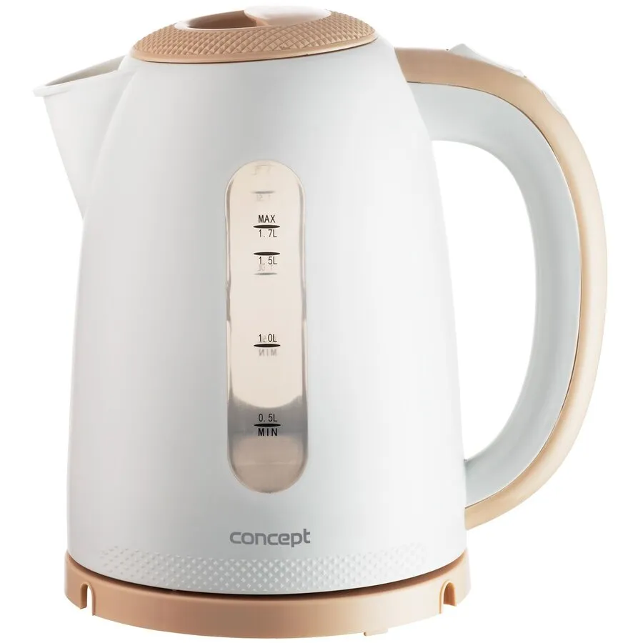 Concept Fierbator Concept RK2331, 2200W, 1.7 l, inchidere automata, Alb/Crem