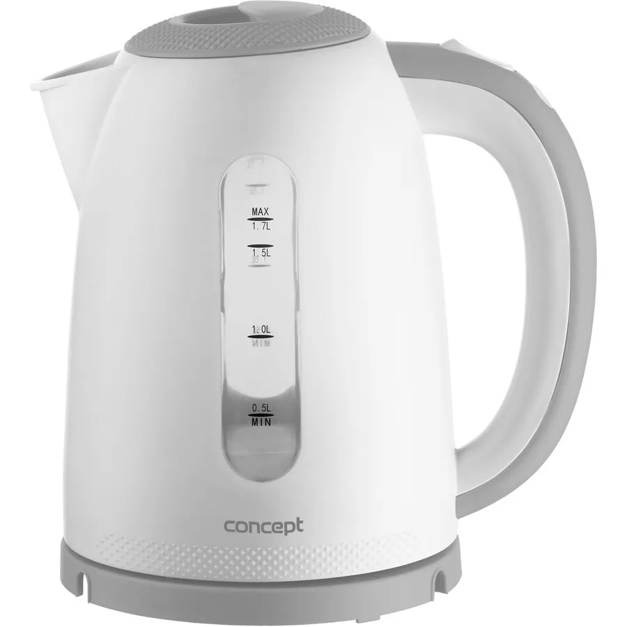 Concept Fierbator Concept RK2335, 2200W, 1.7 l, inchidere automata, Alb/Gri
