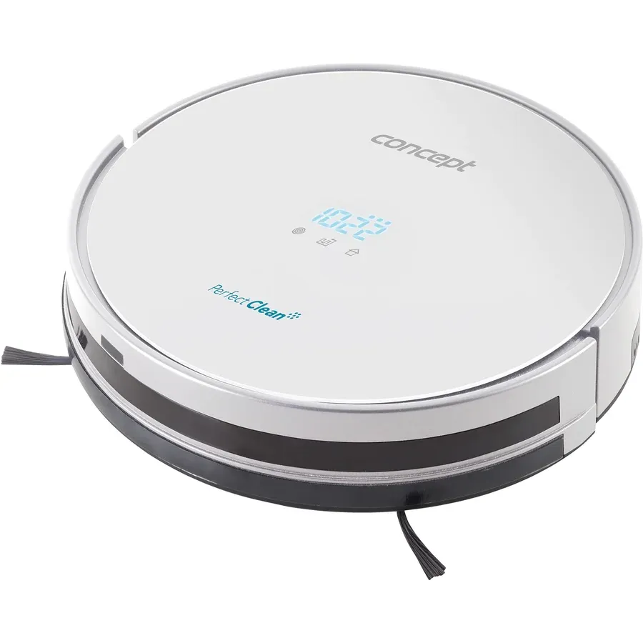 Concept Robot de aspirare Concept VR2010, navigatie giroscopica, autonomie 150 min, motor BLDC 1500 Pa, barerie Li-Ion 14.4 V, 2 trepte de filtare, incarcare automata, display LED, nivel zgomot 60 dB