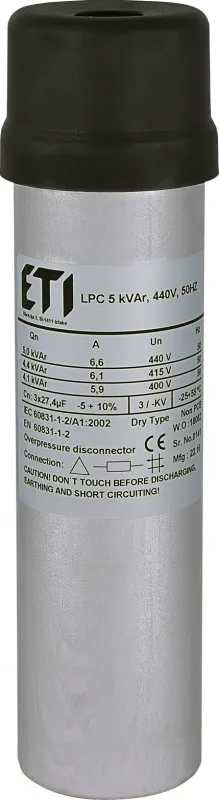 condensator lpc 5 kvar, 440v, 50hz 004656713