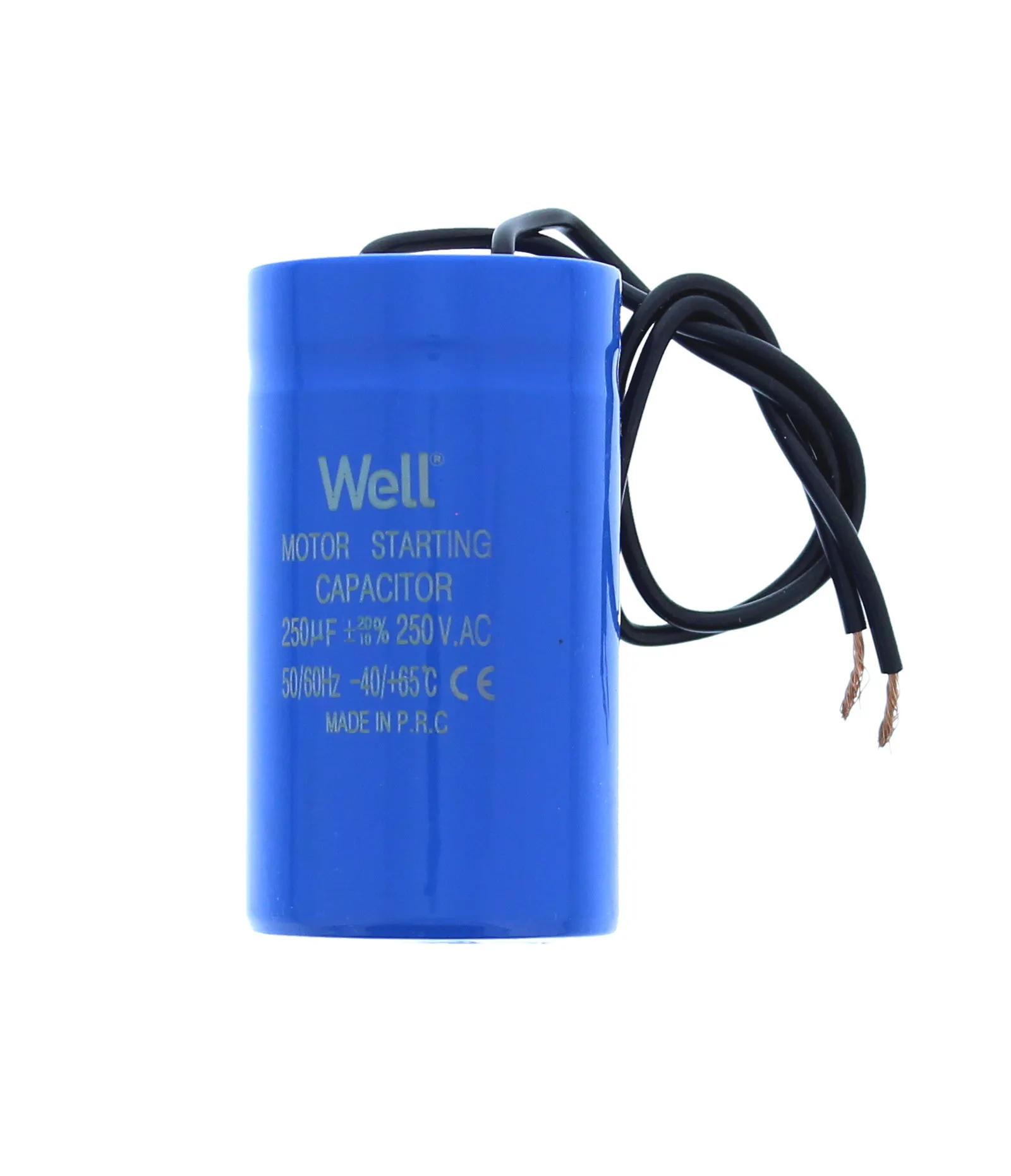 condensator pornire motor 250v 250uf cu fir well