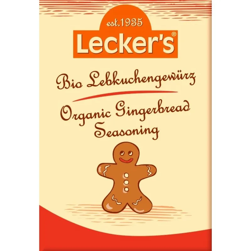 Condimente Bio pentru turta Dulce, 16 g Lecker’s