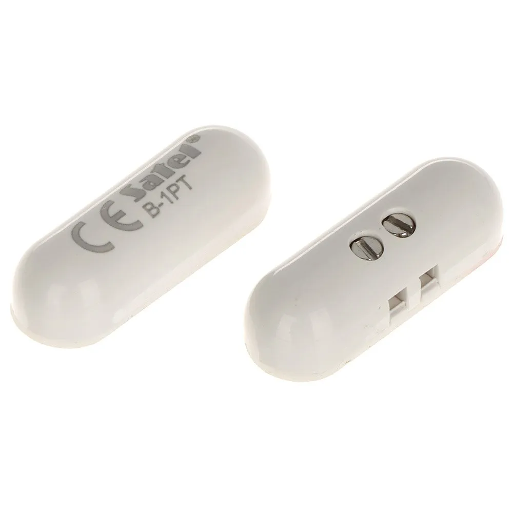 Contact magnetic lateral Satel B-1PT, aparent, terminal, alb