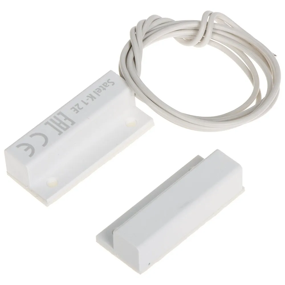 Contact magnetic Satel K-1 2E, aparent, NC, 2EOL, alb