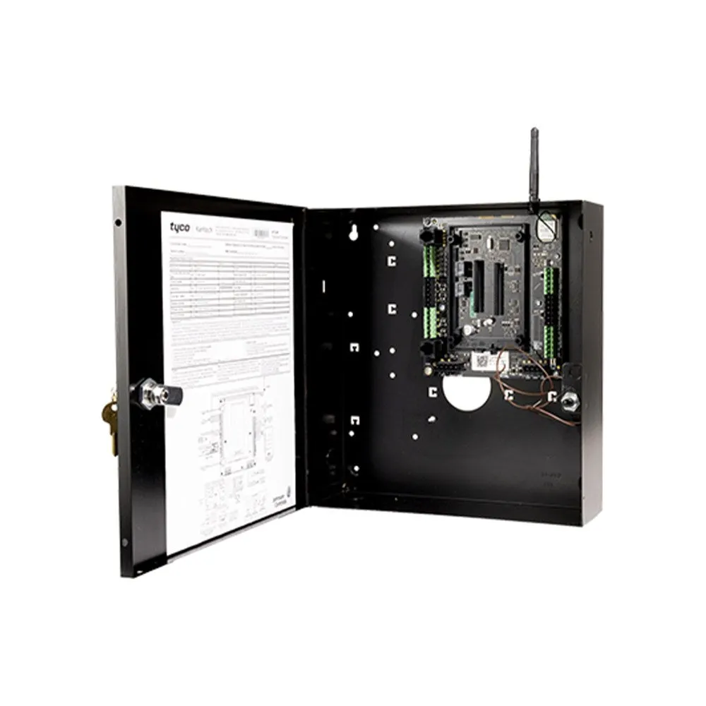 Controller access IP WiFi Kantech KT-2-M, 2 usi bidirectionale, 2000 utilizatori, 60000 evenimente, PoE