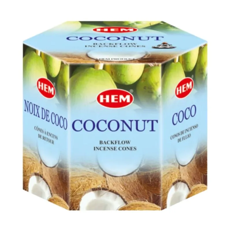 Conuri Parfumate Backflow, Cocos