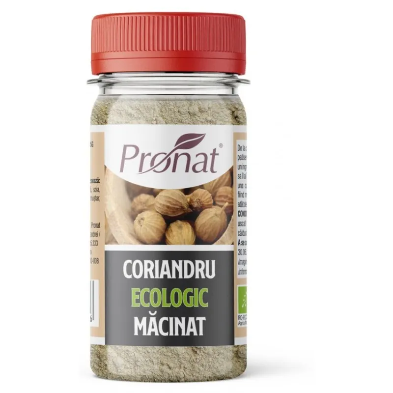 Coriandru BIO Macinat, 35 g, Pronat