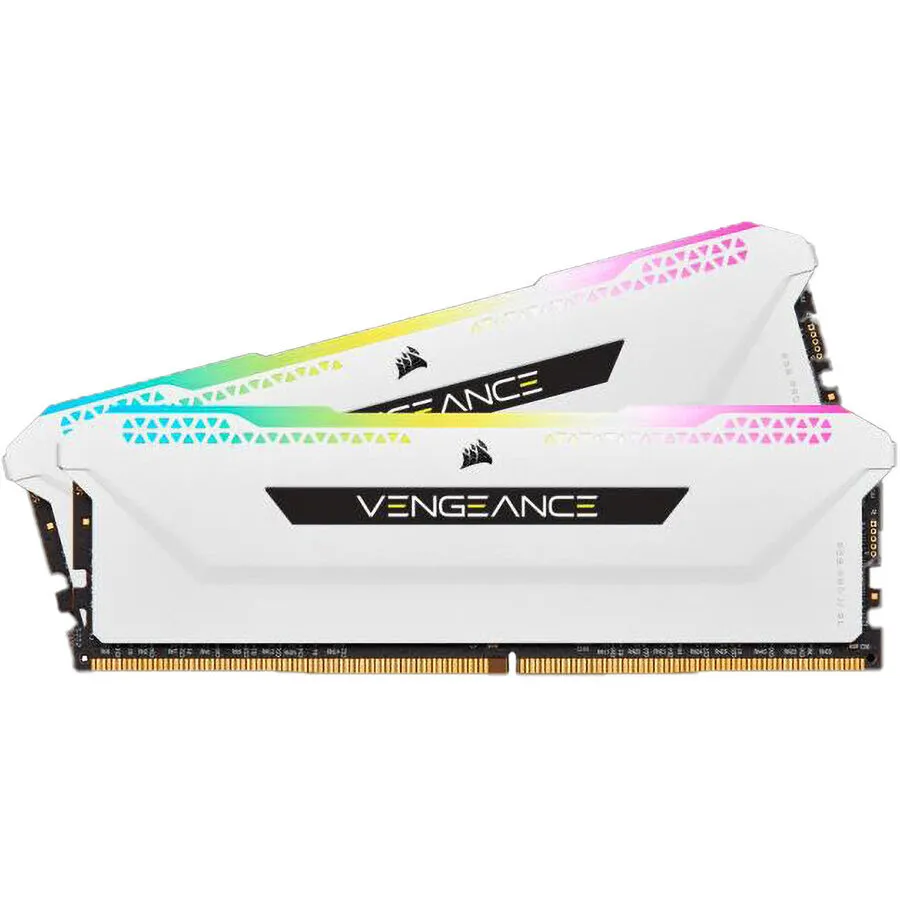 CORSAIR Memorie Corsair Vengeance RGB Pro SL White 32GB (2x16GB) DDR4 3200MHz CL16 1.35V Dual Channel Kit DIMM