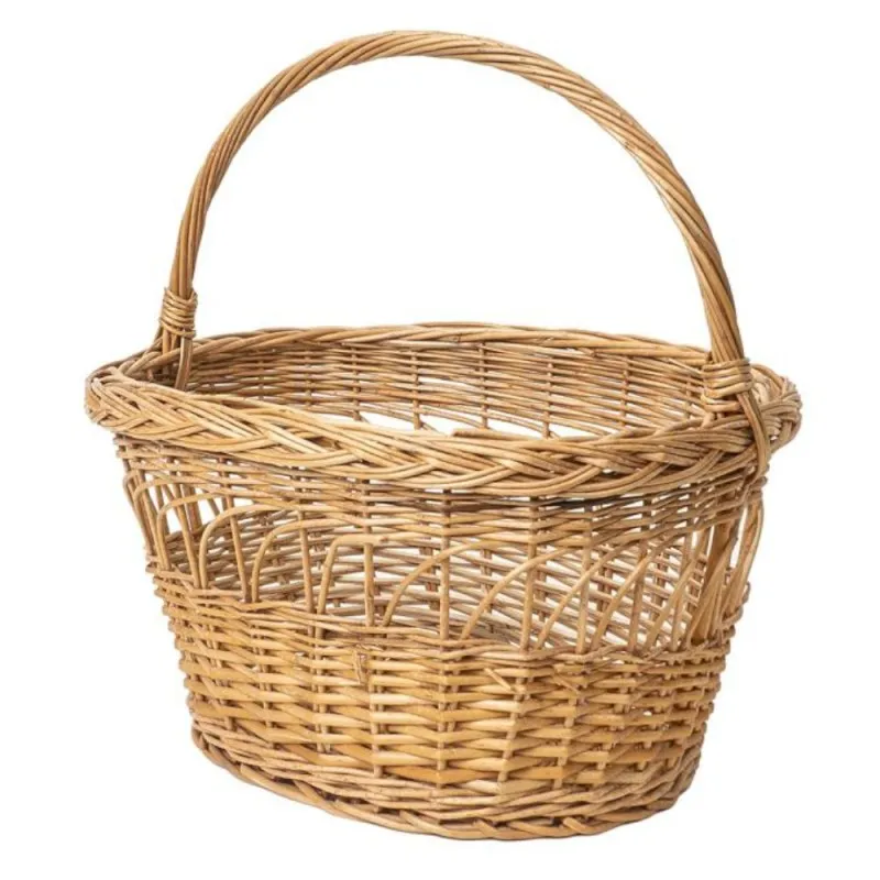 Cos pentru Cumparaturi, Rachita, 42 x 31 x 25 cm, Maro