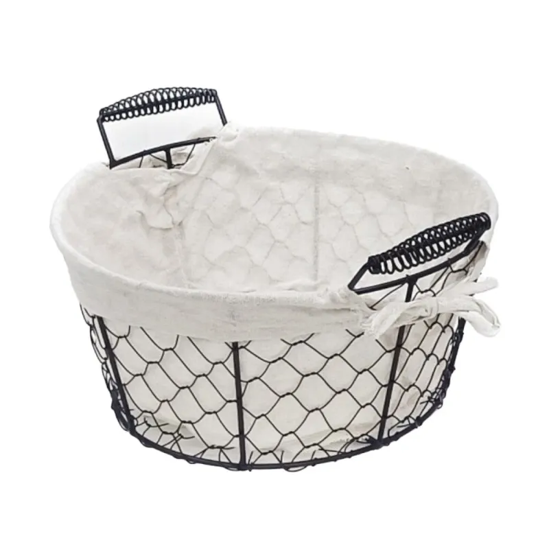 Cos pentru Paine cu Husa din Textil, 28.5 x 25 x 15.5 cm, Grunberg