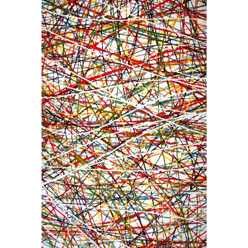 Covor Art Alb/Multicolor, 200 cm x 300 cm, Kolibri 11035