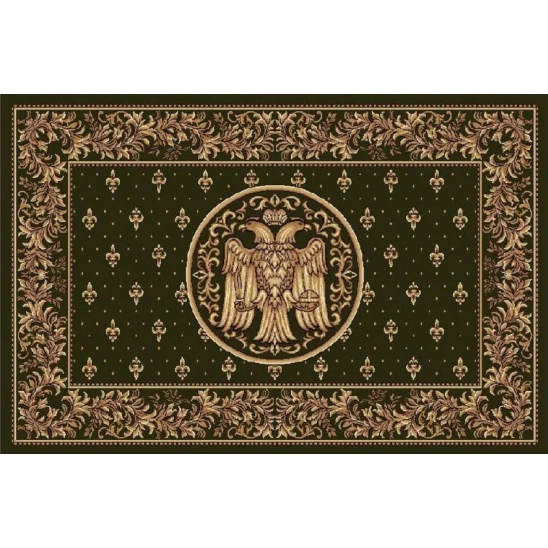 Covor Bisericesc Dreptunghiular, 150 x 230 cm, Verde, Lotos 15077/310