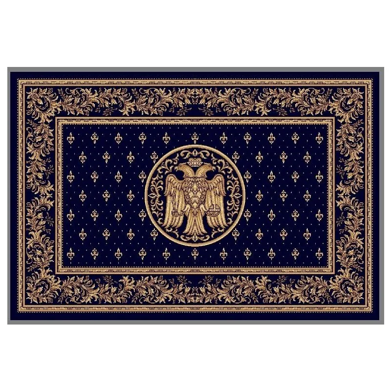 Covor Bisericesc Dreptunghiular, 200 x 300 cm, Albastru, Lotos 15077/810