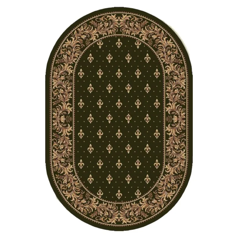 Covor Bisericesc Oval, 150 x 230 cm, Verde, Lotos 15033/310