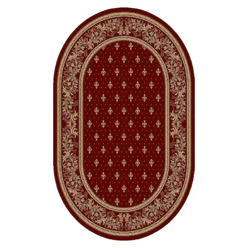 Covor Bisericesc Oval, 200 x 300 cm, Rosu, Lotos 15033/210