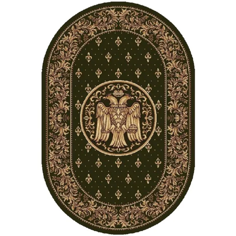 Covor Bisericesc Oval, 200 x 300 cm, Verde, Lotos 15032/210