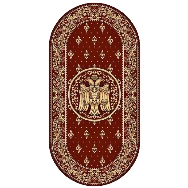Covor Bisericesc Oval, 250 x 350 cm, Rosu, Lotos 15032/210