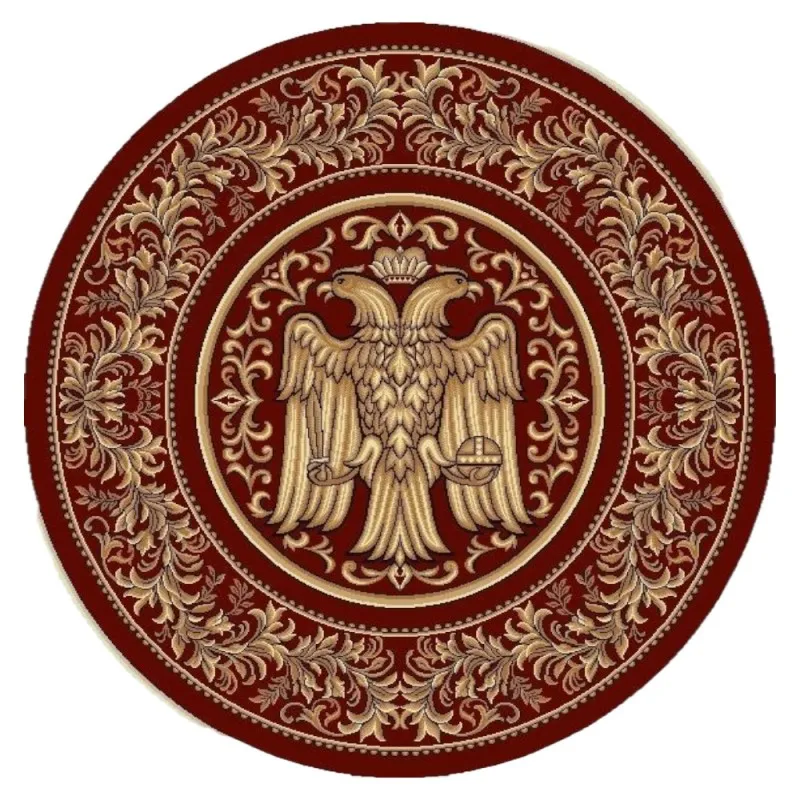 Covor Bisericesc Rotund, 67 x 67 cm, Rosu, Lotos 15032