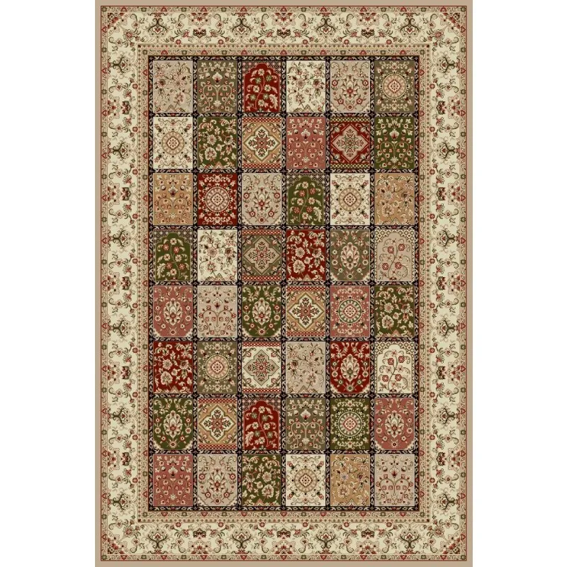 Covor Dreptunghiular, 100 x 200 cm, Crem, Lotos Model Timbre 1518/110