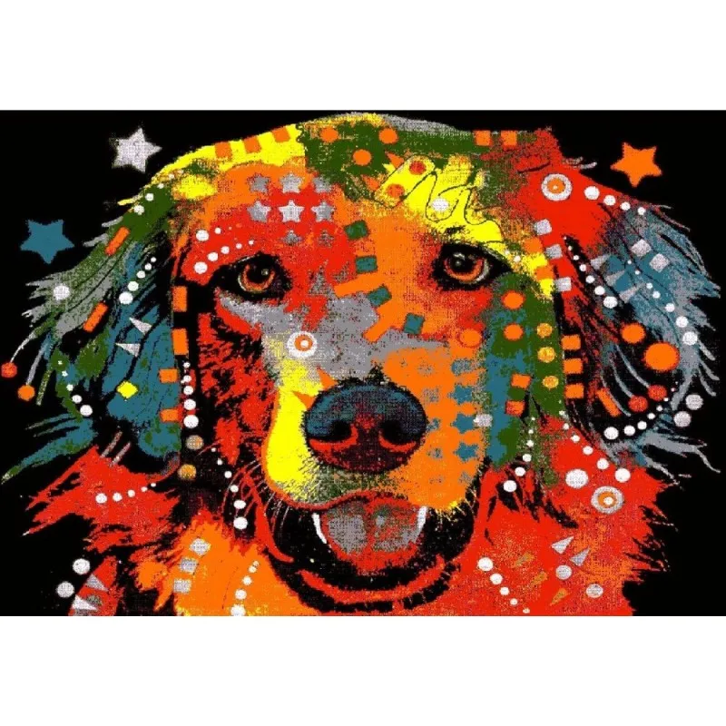 Covor Dreptunghiular, 120 x 170 cm, Multicolor, Model Caine Lotos 11022