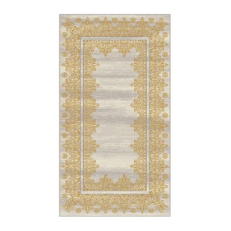 Covor Dreptunghiular, 160 x 230 cm, Auriu / Gri, Iris Model Oriental 28029/101